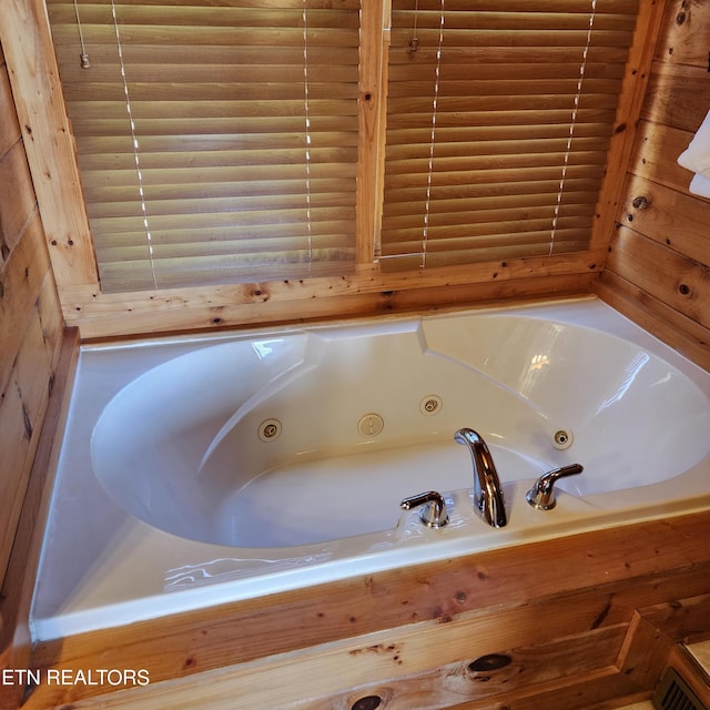 bathroom with a bath