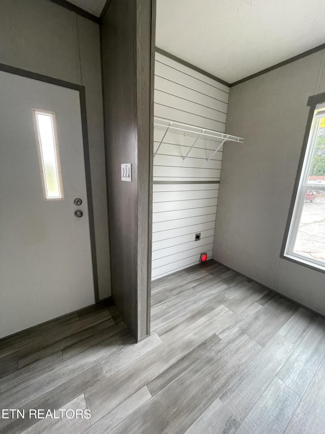 entryway featuring light hardwood / wood-style flooring