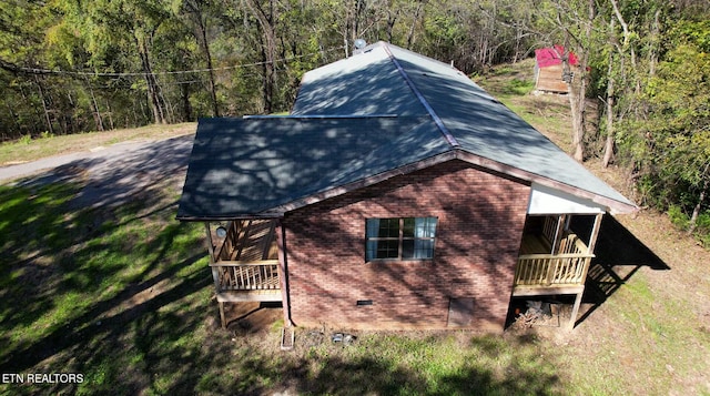 view of home's exterior