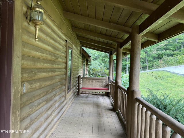 view of deck