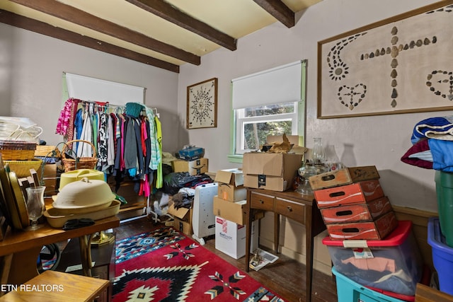 view of storage room