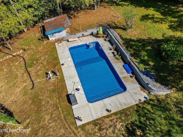 drone / aerial view
