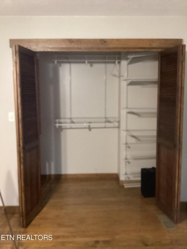 view of closet