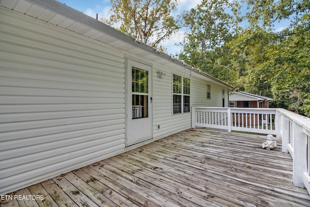 view of deck