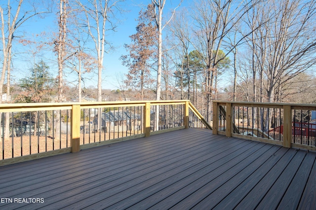 view of deck