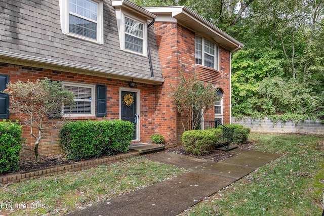 view of front of home