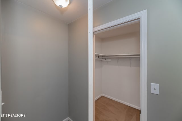 view of closet