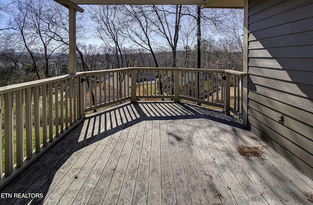 view of deck