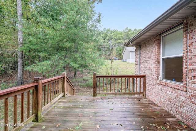 view of deck