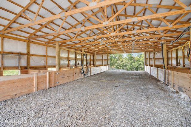 view of stable