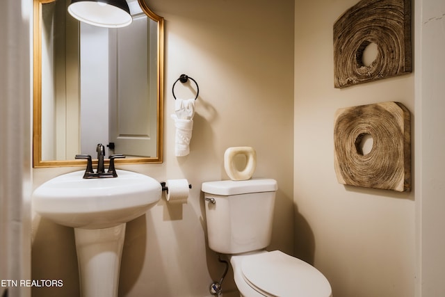 bathroom with toilet