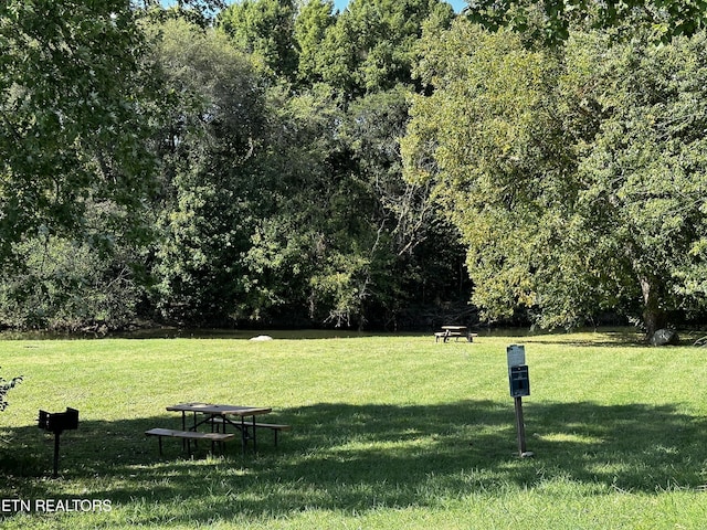 surrounding community with a yard