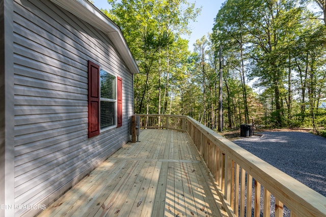 view of deck