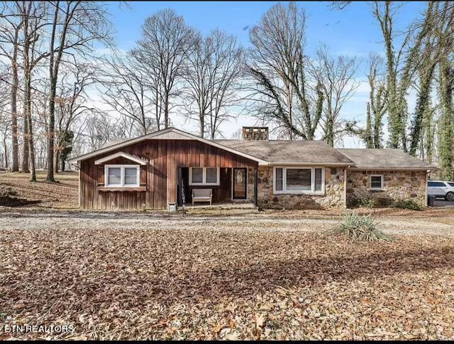 view of ranch-style house