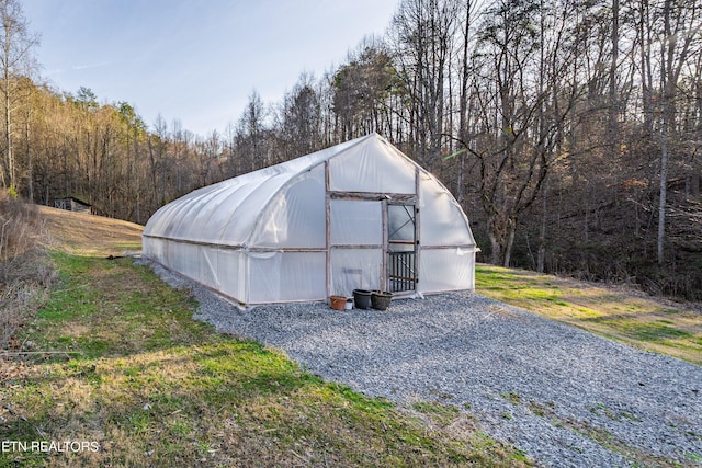 view of outbuilding