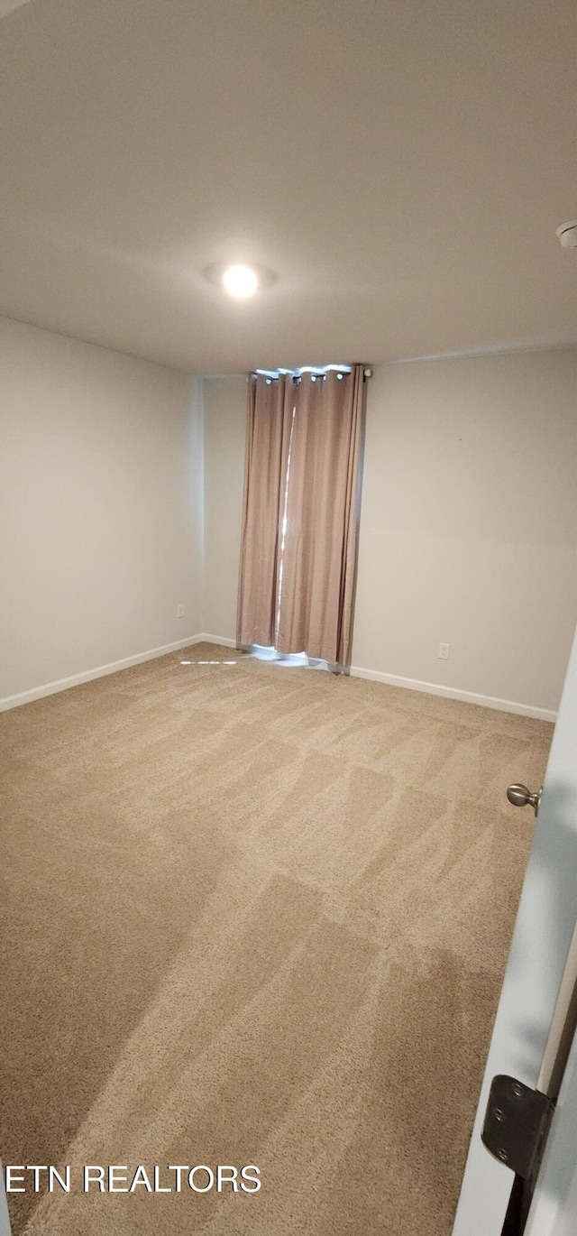 spare room featuring carpet