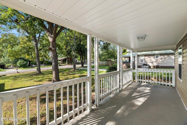 view of patio / terrace featuring a porch