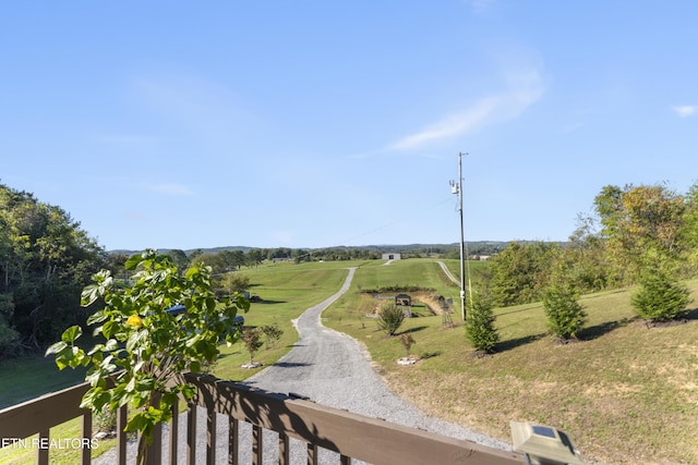 exterior space featuring a rural view