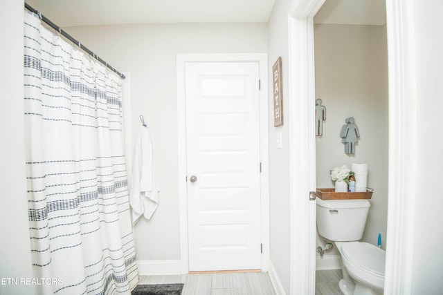 bathroom with toilet