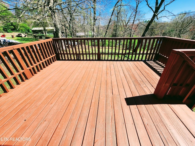 view of deck