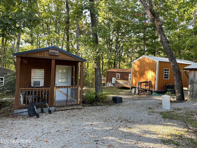 view of outdoor structure