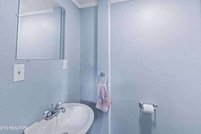 bathroom with a sink