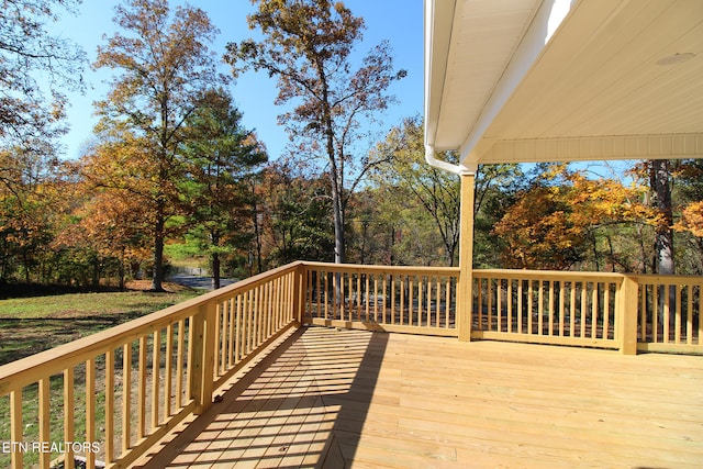 view of deck