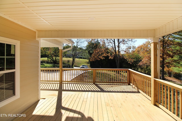 view of deck