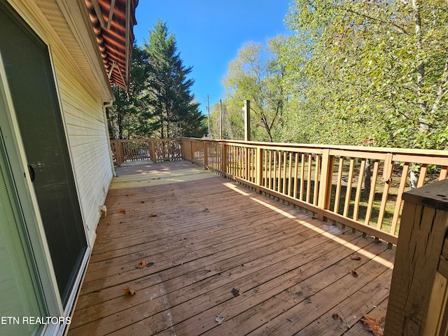 view of deck