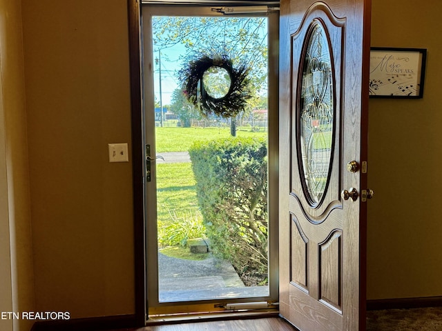 view of entryway