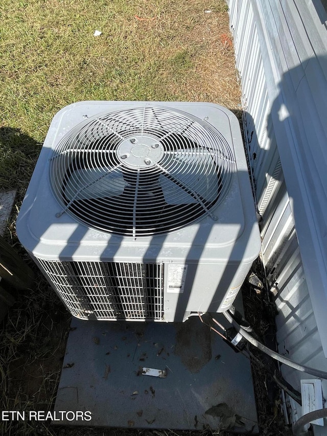 exterior details with central AC unit