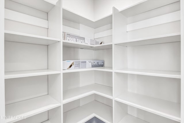 view of pantry