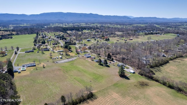 1506 W Cunningham Rd, Seymour, TN 37865 - bird's eye view with a mountain view and a rural view