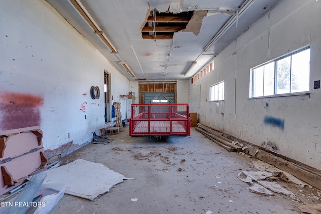 misc room featuring concrete flooring