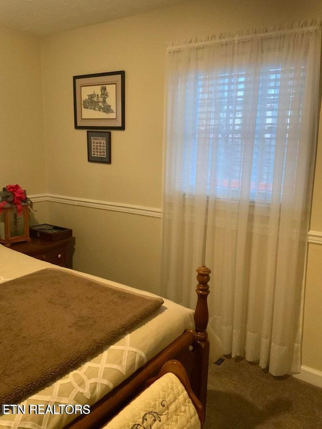 bedroom with carpet flooring