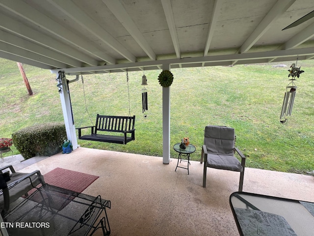 view of patio