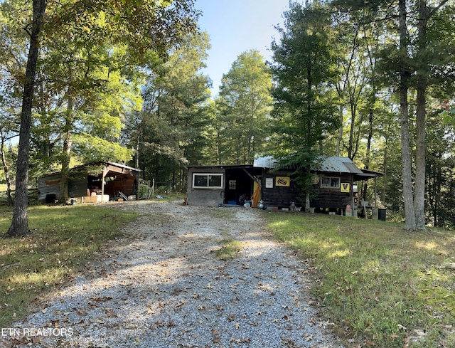 view of front of home