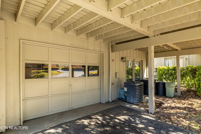 exterior space with central AC unit