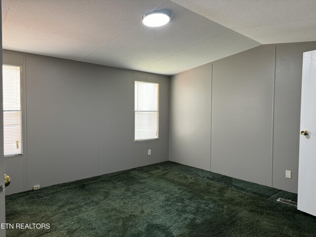 11806 Dry Valley Rd, Loudon, TN 37774 - spare room with dark colored carpet and a decorative wall