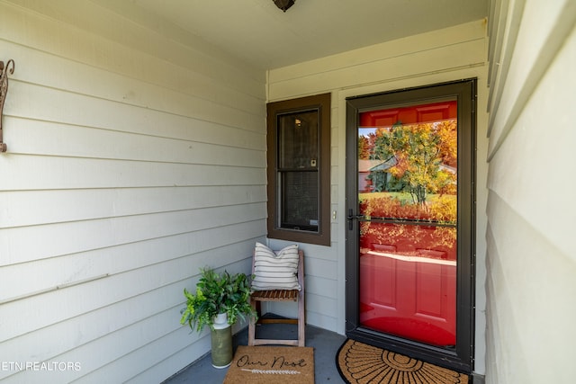 view of entrance to property