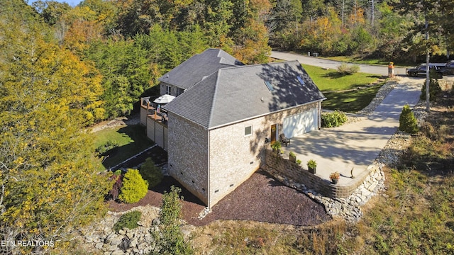 339 Eagles Rdg, Tazewell, TN 37879 - view of subject property with a heavily wooded area