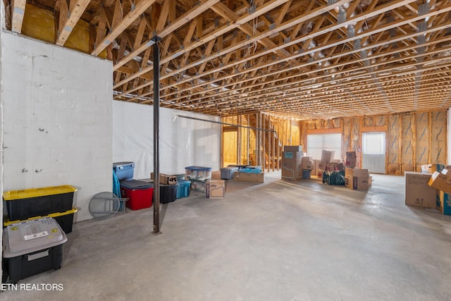 misc room featuring concrete flooring