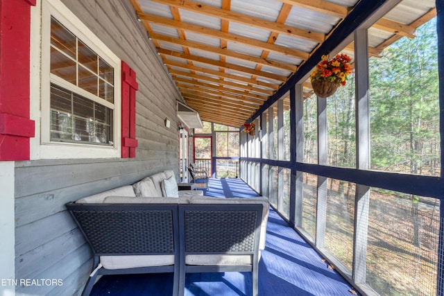 516 Clearwater Cir, Townsend, TN 37882 - sunroom / solarium featuring lofted ceiling