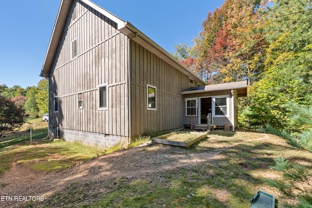 view of rear view of property