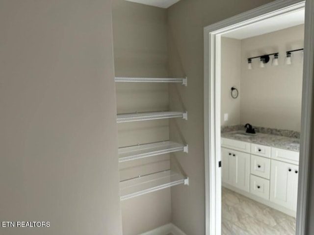 pantry with sink