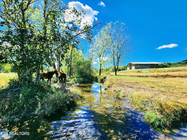 exterior space featuring a rural view