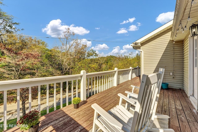 view of deck