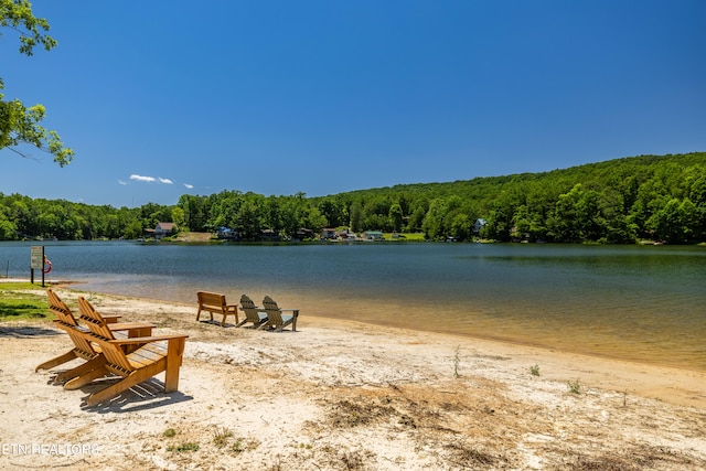 property view of water