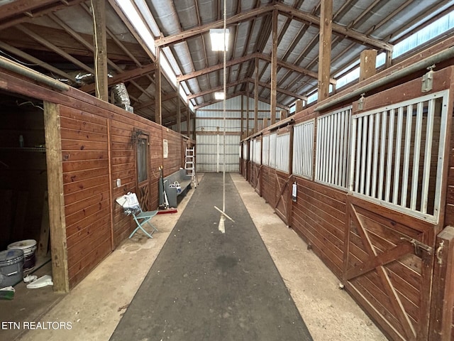 view of horse barn