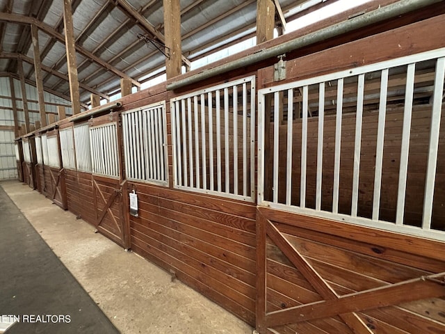 view of horse barn